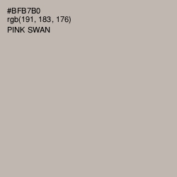 #BFB7B0 - Pink Swan Color Image