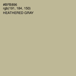 #BFB896 - Heathered Gray Color Image