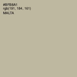 #BFB8A1 - Malta Color Image