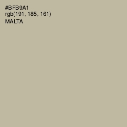 #BFB9A1 - Malta Color Image