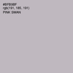#BFB9BF - Pink Swan Color Image
