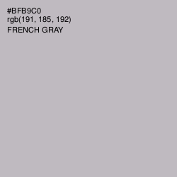 #BFB9C0 - French Gray Color Image