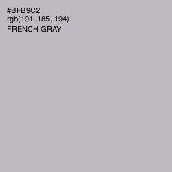#BFB9C2 - French Gray Color Image