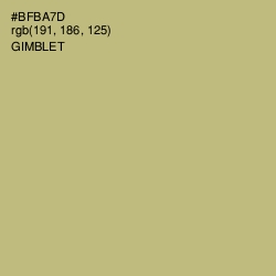 #BFBA7D - Gimblet Color Image