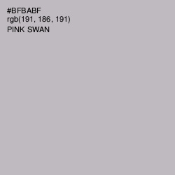 #BFBABF - Pink Swan Color Image