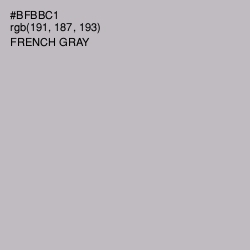 #BFBBC1 - French Gray Color Image