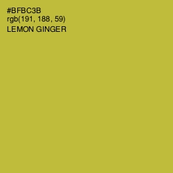 #BFBC3B - Lemon Ginger Color Image