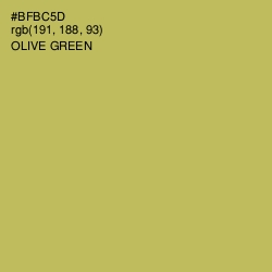 #BFBC5D - Olive Green Color Image