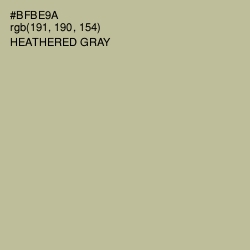 #BFBE9A - Heathered Gray Color Image