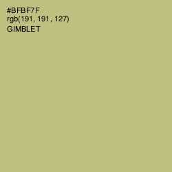 #BFBF7F - Gimblet Color Image