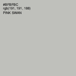 #BFBFBC - Pink Swan Color Image