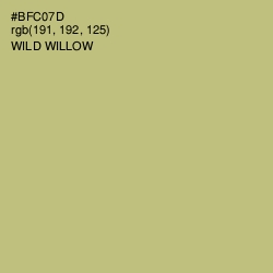 #BFC07D - Wild Willow Color Image