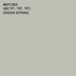#BFC0B5 - Green Spring Color Image
