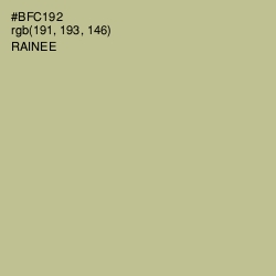 #BFC192 - Rainee Color Image