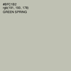 #BFC1B2 - Green Spring Color Image