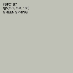 #BFC1B7 - Green Spring Color Image