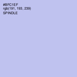 #BFC1EF - Spindle Color Image