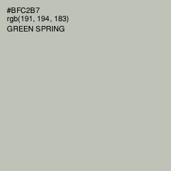 #BFC2B7 - Green Spring Color Image