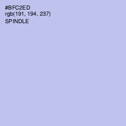 #BFC2ED - Spindle Color Image