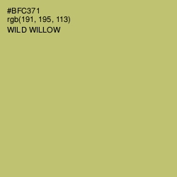 #BFC371 - Wild Willow Color Image