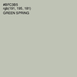 #BFC3B5 - Green Spring Color Image
