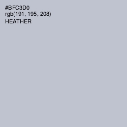 #BFC3D0 - Heather Color Image