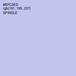 #BFC3ED - Spindle Color Image