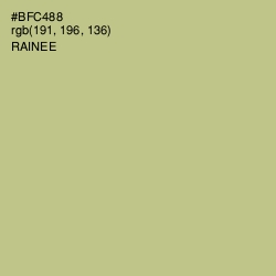 #BFC488 - Rainee Color Image