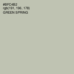 #BFC4B2 - Green Spring Color Image