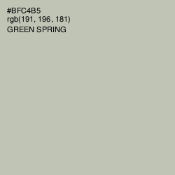 #BFC4B5 - Green Spring Color Image