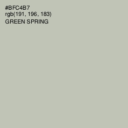 #BFC4B7 - Green Spring Color Image