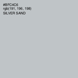 #BFC4C6 - Silver Sand Color Image