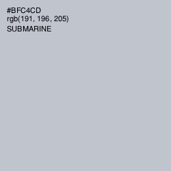 #BFC4CD - Submarine Color Image