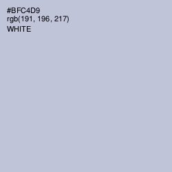 #BFC4D9 - Heather Color Image