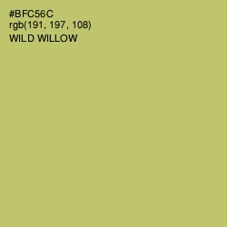 #BFC56C - Wild Willow Color Image