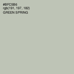 #BFC5B6 - Green Spring Color Image