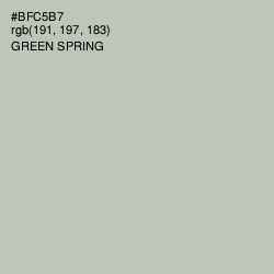 #BFC5B7 - Green Spring Color Image