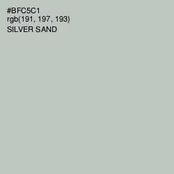 #BFC5C1 - Silver Sand Color Image