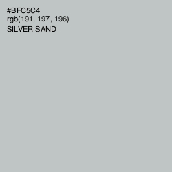 #BFC5C4 - Silver Sand Color Image