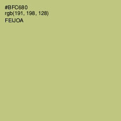 #BFC680 - Feijoa Color Image