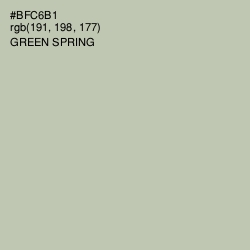 #BFC6B1 - Green Spring Color Image