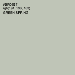 #BFC6B7 - Green Spring Color Image