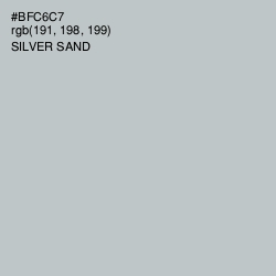 #BFC6C7 - Silver Sand Color Image