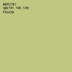 #BFC781 - Feijoa Color Image