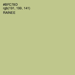 #BFC78D - Rainee Color Image