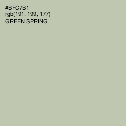 #BFC7B1 - Green Spring Color Image