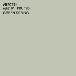 #BFC7B4 - Green Spring Color Image