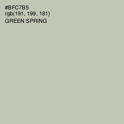 #BFC7B5 - Green Spring Color Image