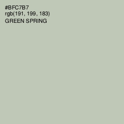 #BFC7B7 - Green Spring Color Image