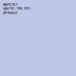 #BFC7E7 - Spindle Color Image